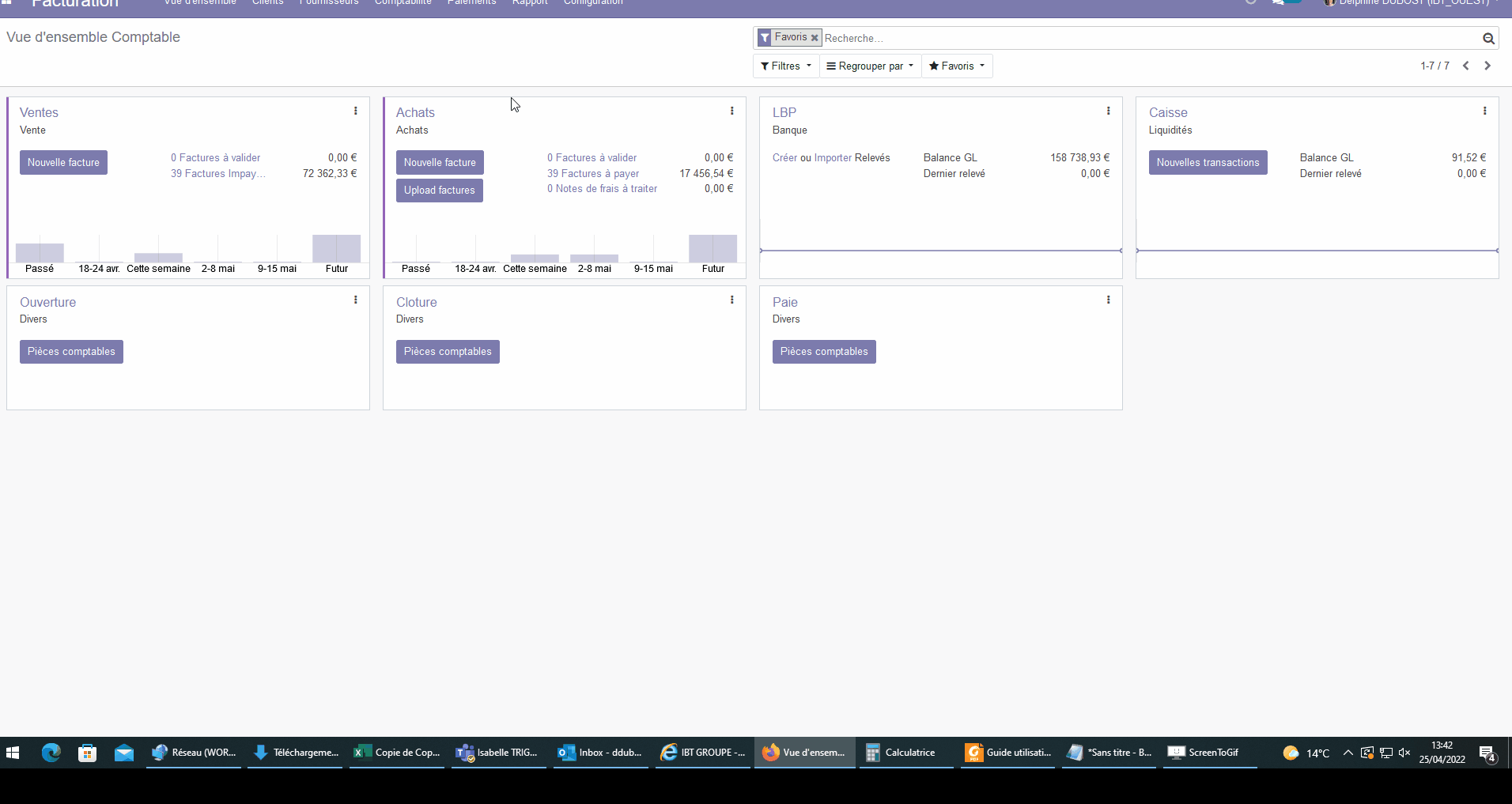 Dupliquer une pièce comptable